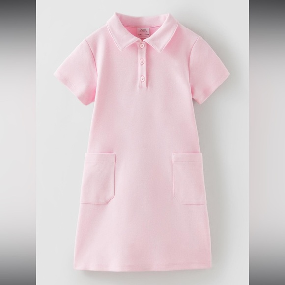 Zara Pink Polo Dress - Picture 1 of 5